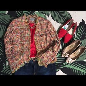 Vibrant Tweed Jacket